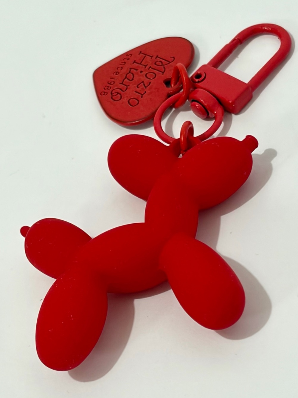 Rosso Balloon Dog Keyring by